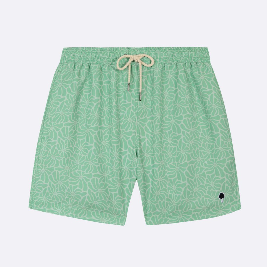 FAGUO Mintgroene Badkleding Zwemshort Voor Heren