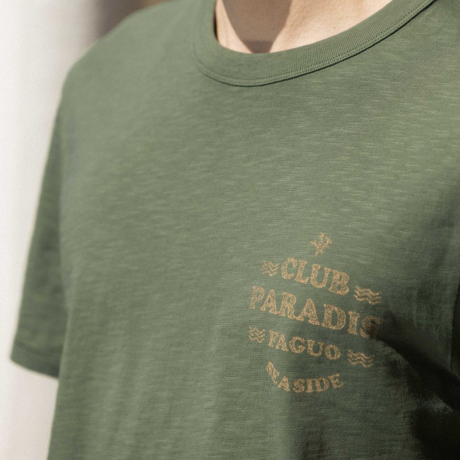 FAGUO Kaki T-Shirt Club Paradis Faguo-T-Shirts