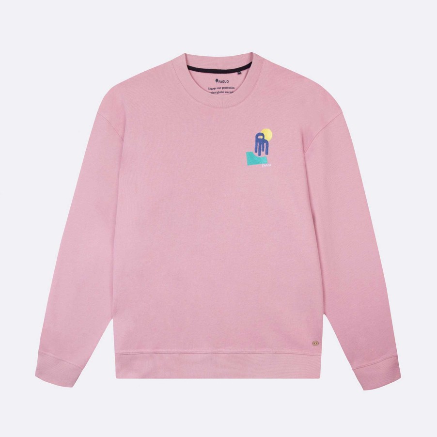 FAGUO Roze Sweatshirt Lab Diego Faivre Faguo-Sweatshirts