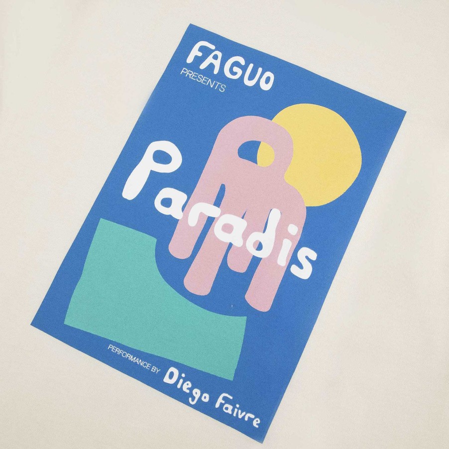 FAGUO Ecru T-Shirt Lab Diego Faivre Faguo-T-Shirts