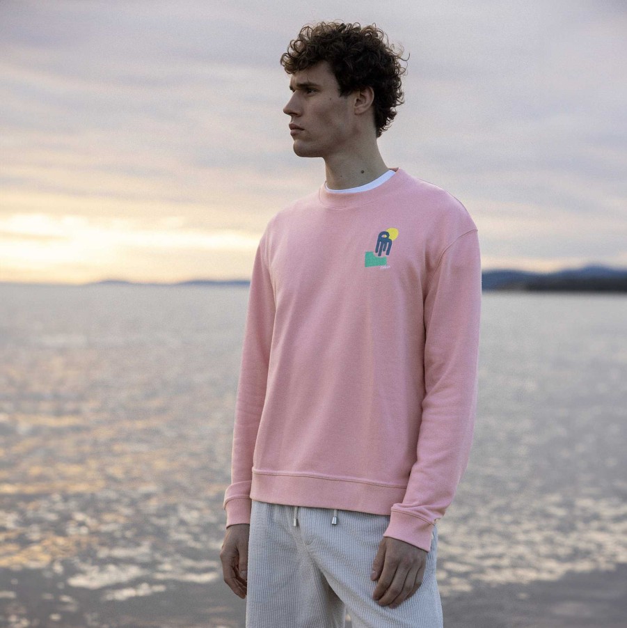 FAGUO Roze Sweatshirt Lab Diego Faivre Faguo-Sweatshirts