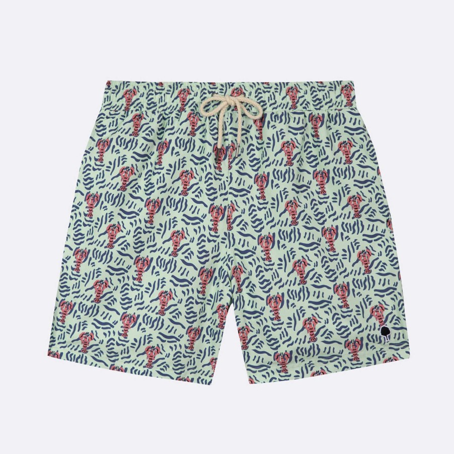 FAGUO Groene En Blauwe Zwemkleding Zwemshort Voor Heren