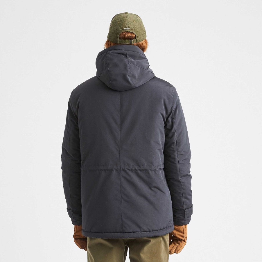 FAGUO Marineblauwe Parka Jassen En Jassen