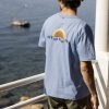 FAGUO Lichtblauw T-Shirt Op Naar De Zee Faguo-T-Shirts