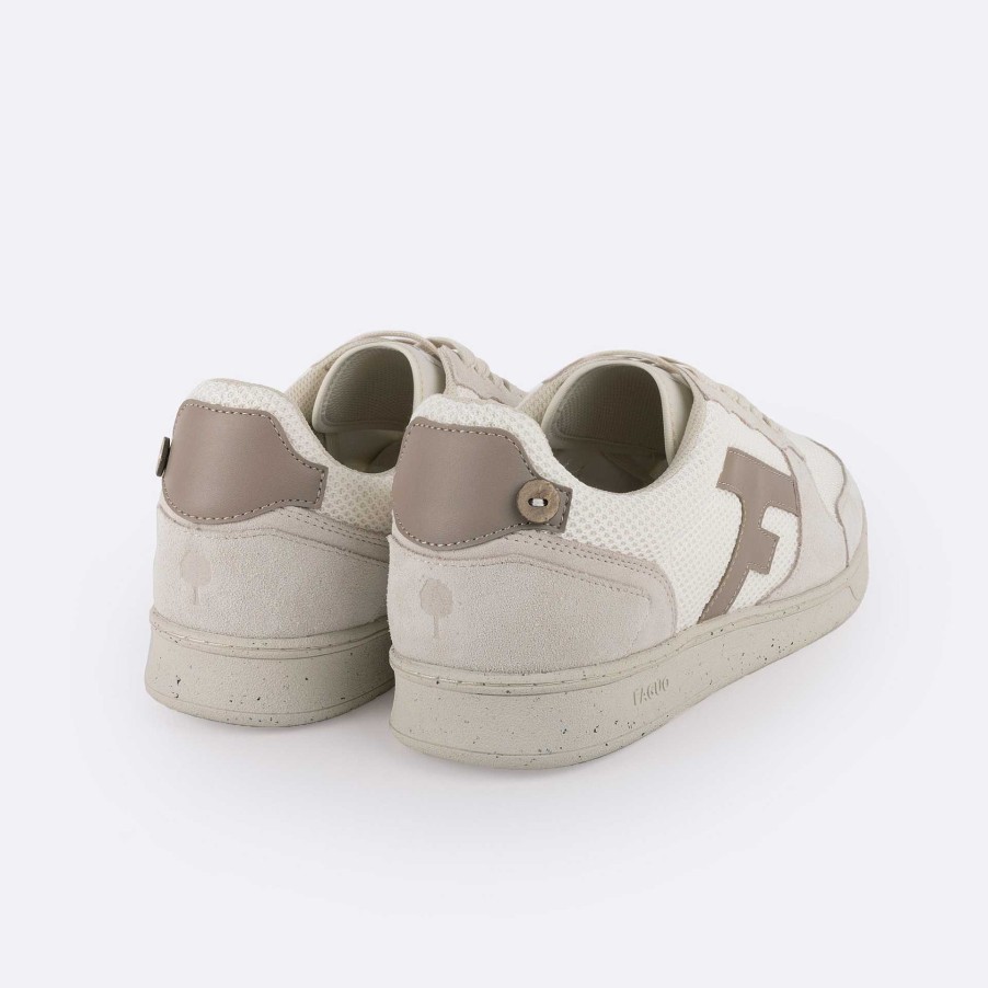 FAGUO Gebroken Witte En Beige Manden Mens - Schoenen