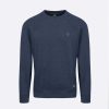 FAGUO Marineblauw Sweatshirt Met Ronde Hals Faguo-Sweatshirts