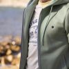 FAGUO Lichtgroene Capuchon Faguo-Sweatshirts