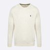 FAGUO Ecru Sweatshirt Met Ronde Hals Faguo-Sweatshirts