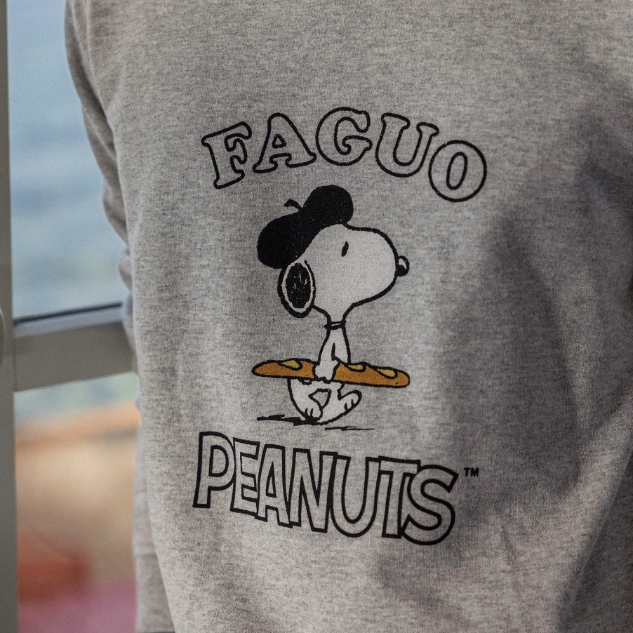 FAGUO Grijs Sweatshirt Lab Peanuts Faguo-Sweatshirts